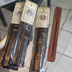 Fair's Incense Sticks with Wooden Holder